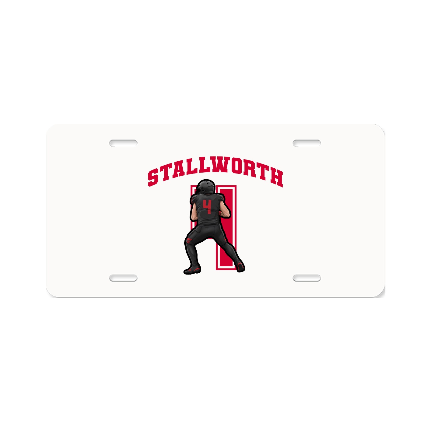 License Plate — Number in Classic