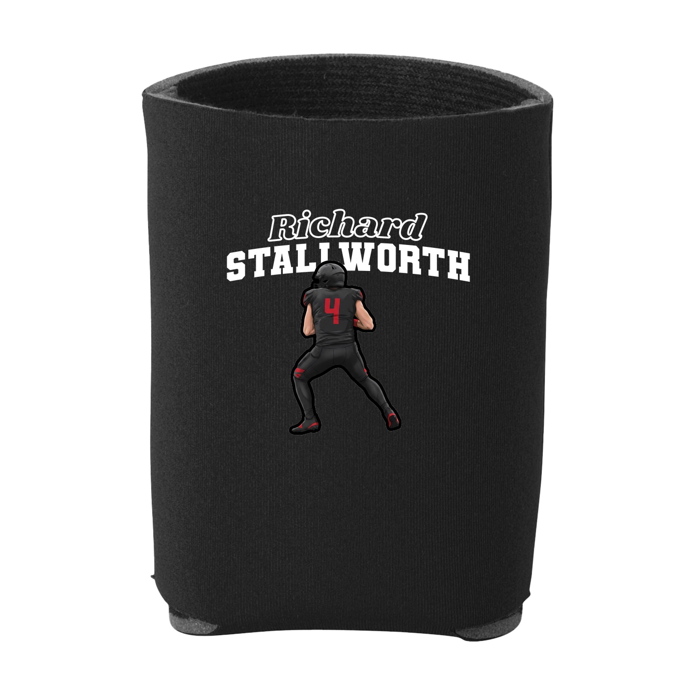 Can Holder — Name Arch in Black
