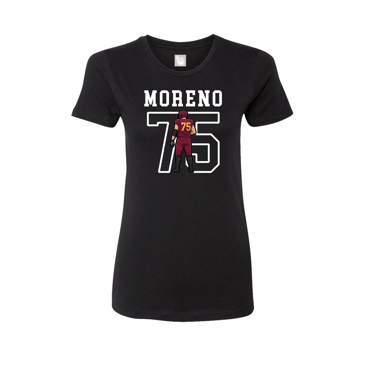 Fitted Women's Tee — Shirsey in Black