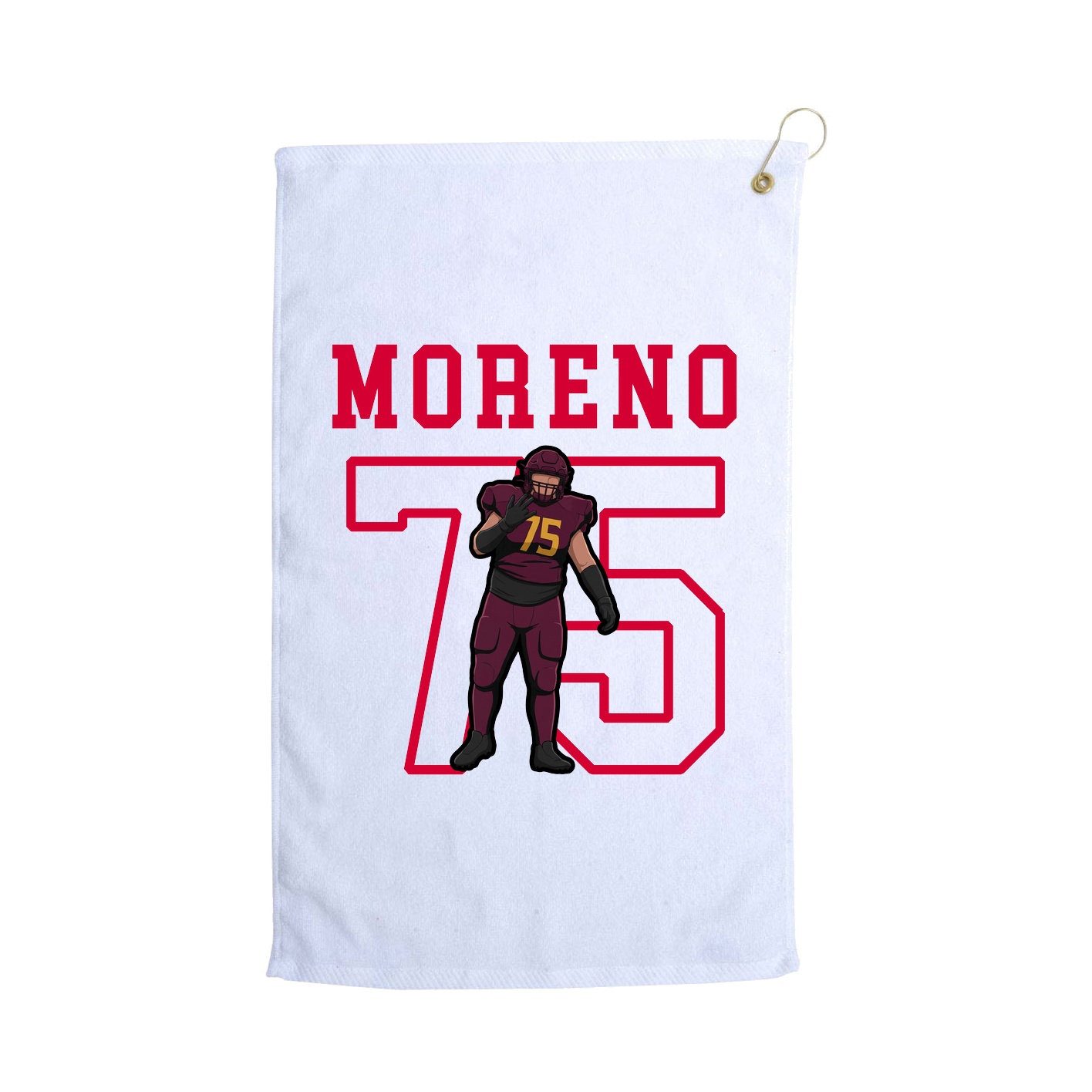 Golf Towel — Shirsey in White