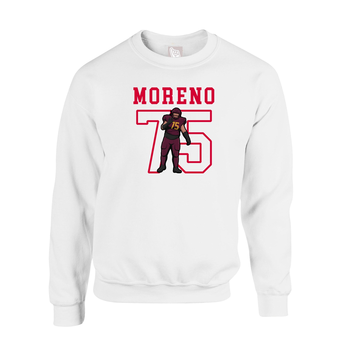 Fleece Crew — Shirsey in White