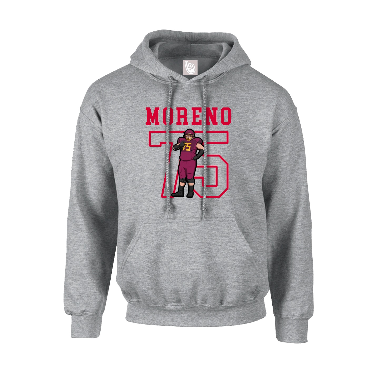 Hoodie — Shirsey in Grey