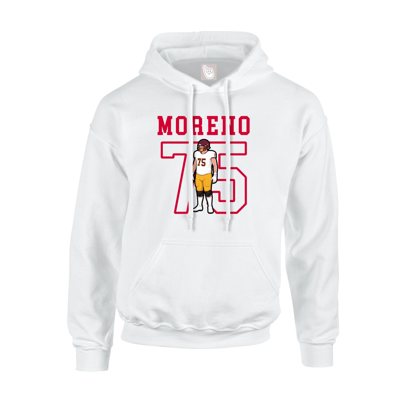 Youth Hoodie — Shirsey in White