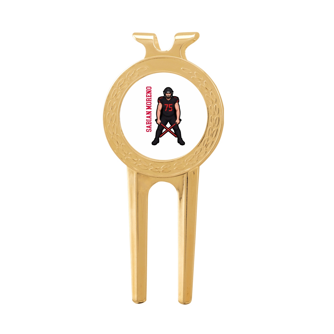 Divot Tool with Ball Marker — Name Vertical in Classic