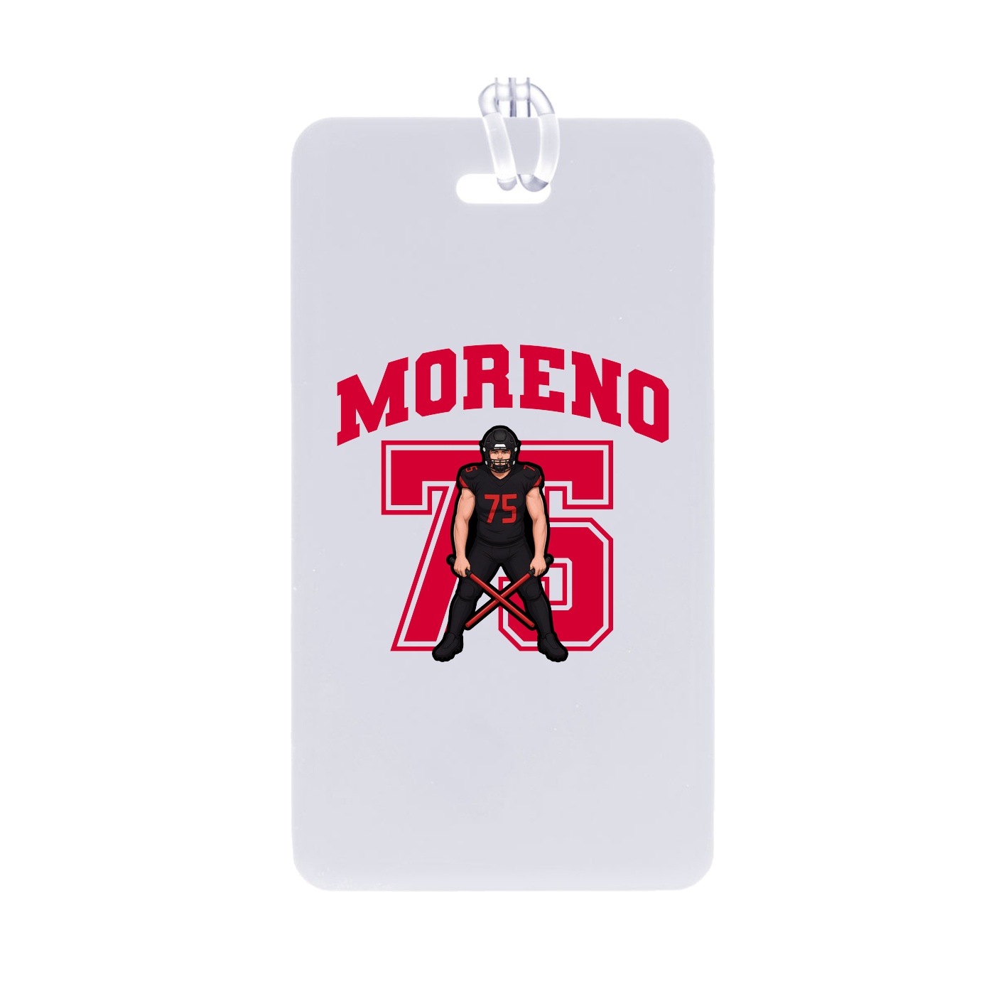 Bag Tag — Number in Classic