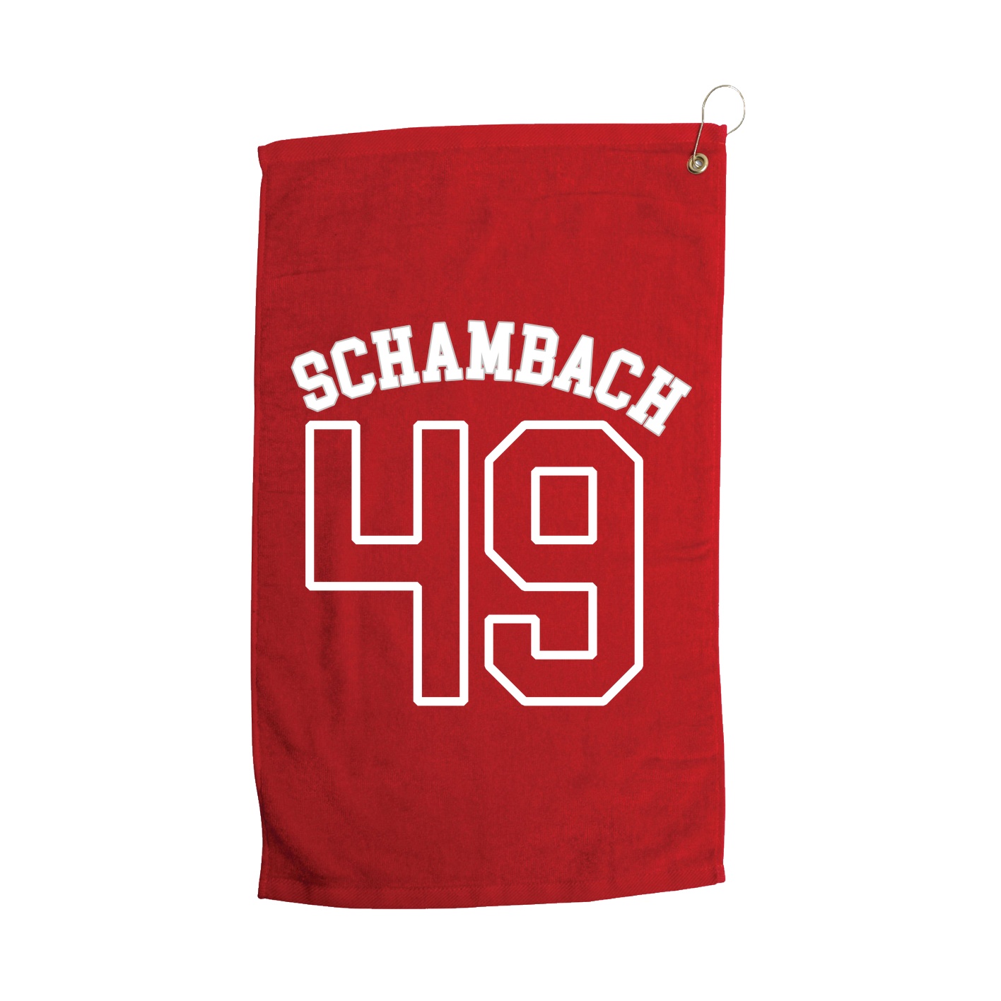 Golf Towel — Shirsey Arch in Red