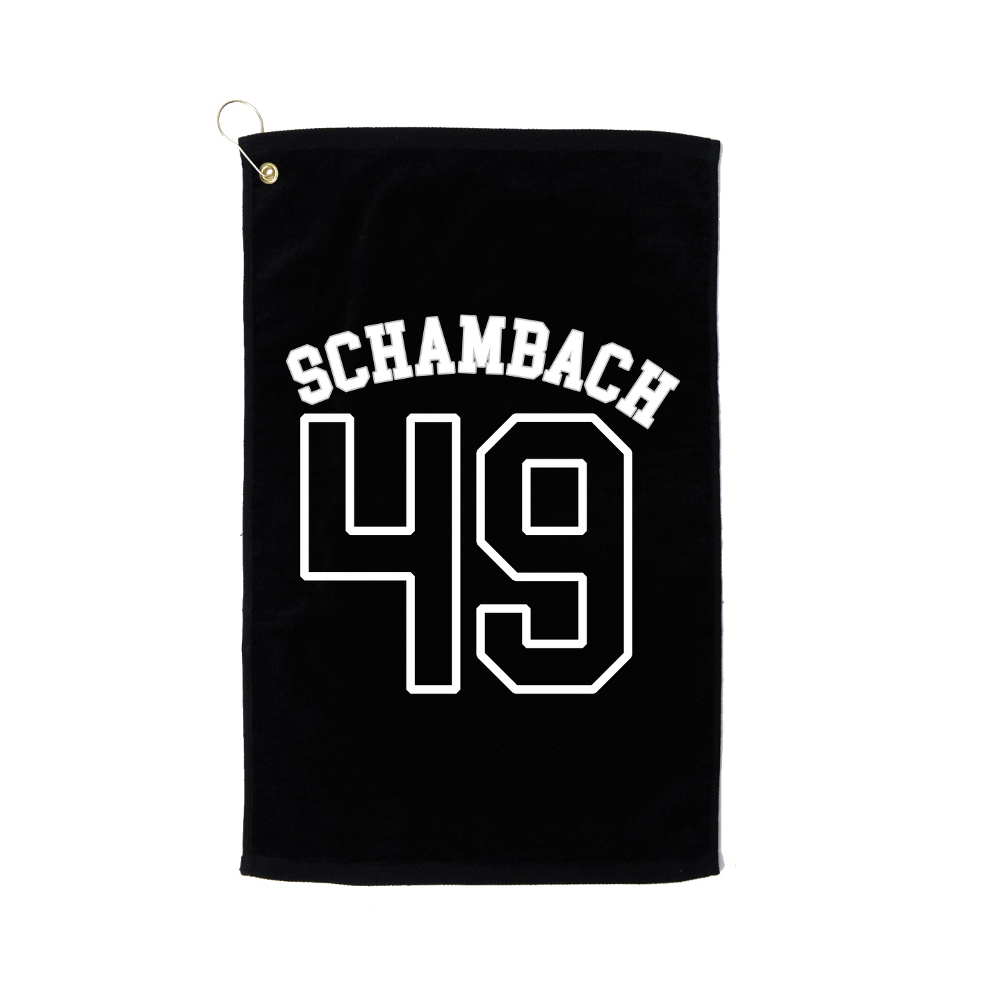 Golf Towel — Shirsey Arch in Black