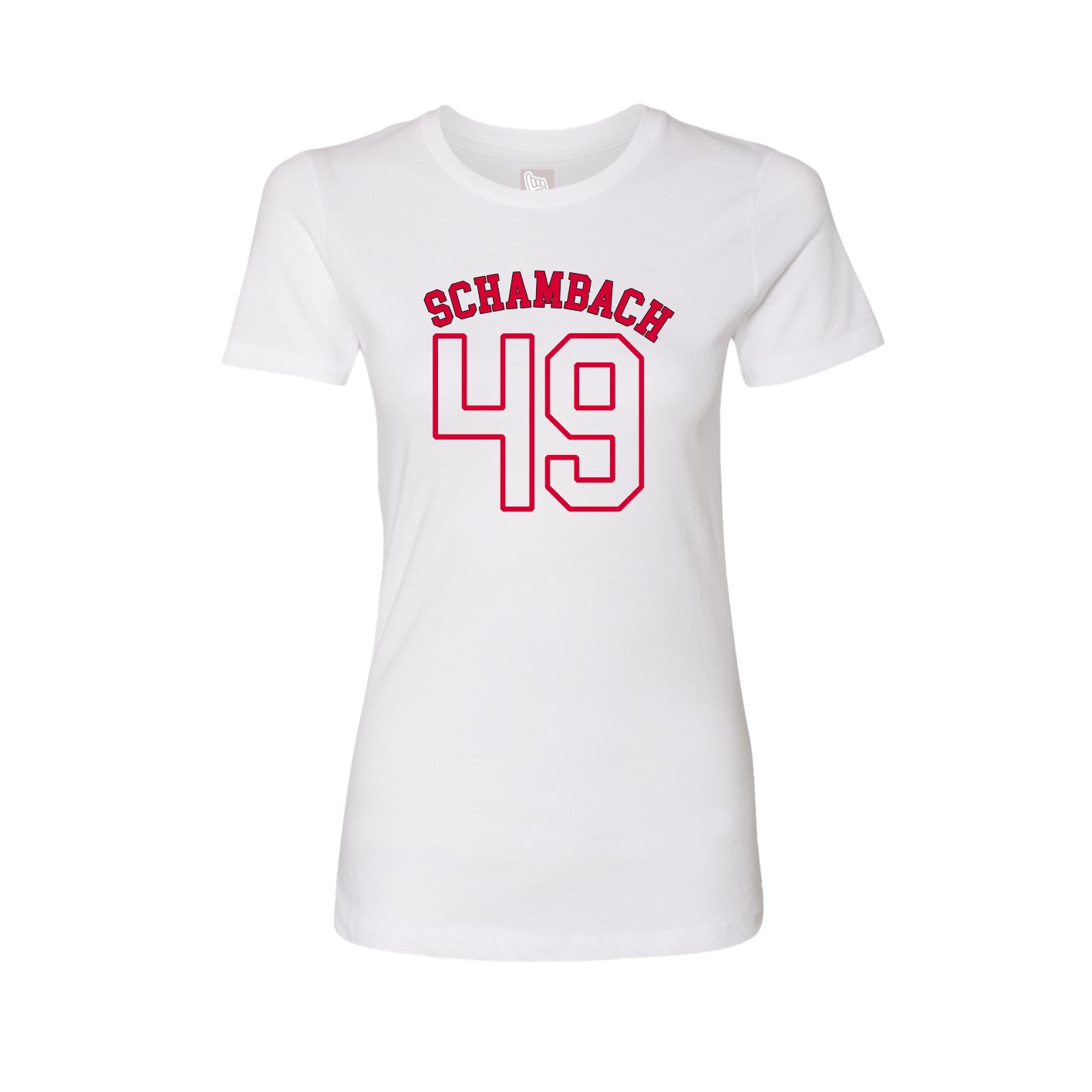 Womens Tee — Shirsey Arch in White