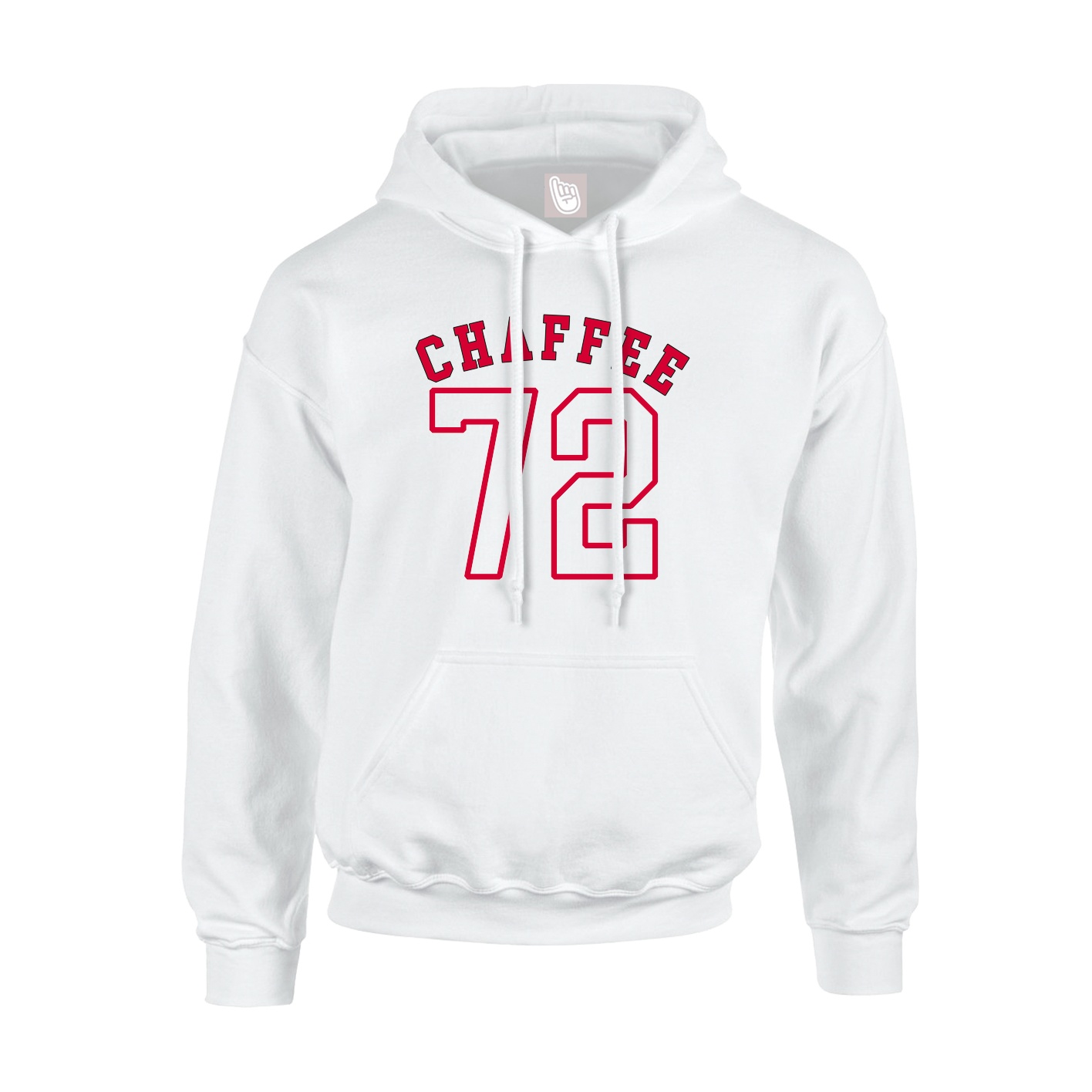 Hoodie — Shirsey Arch in White