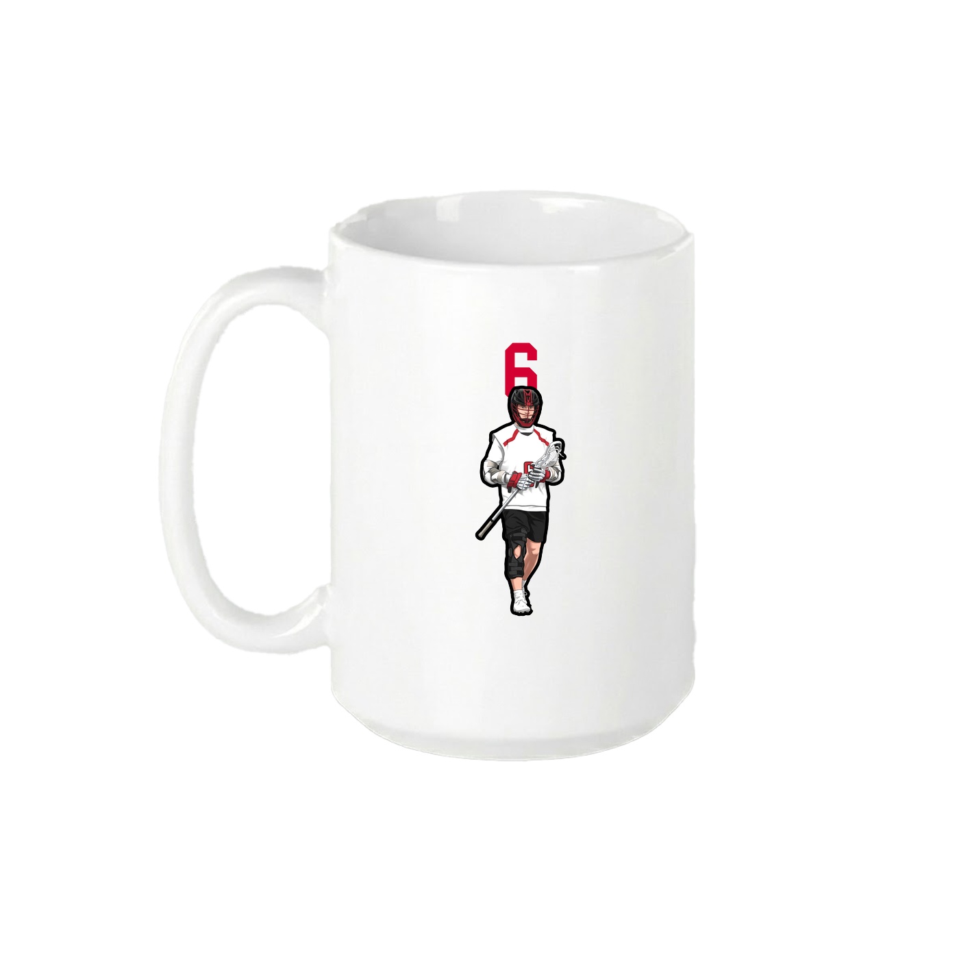 15oz Coffee Mug — Number Top in White