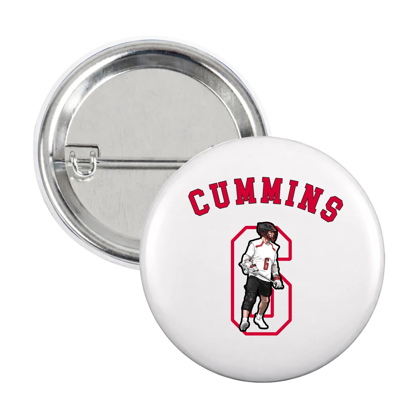 Game Day Button — Shirsey Arch in White