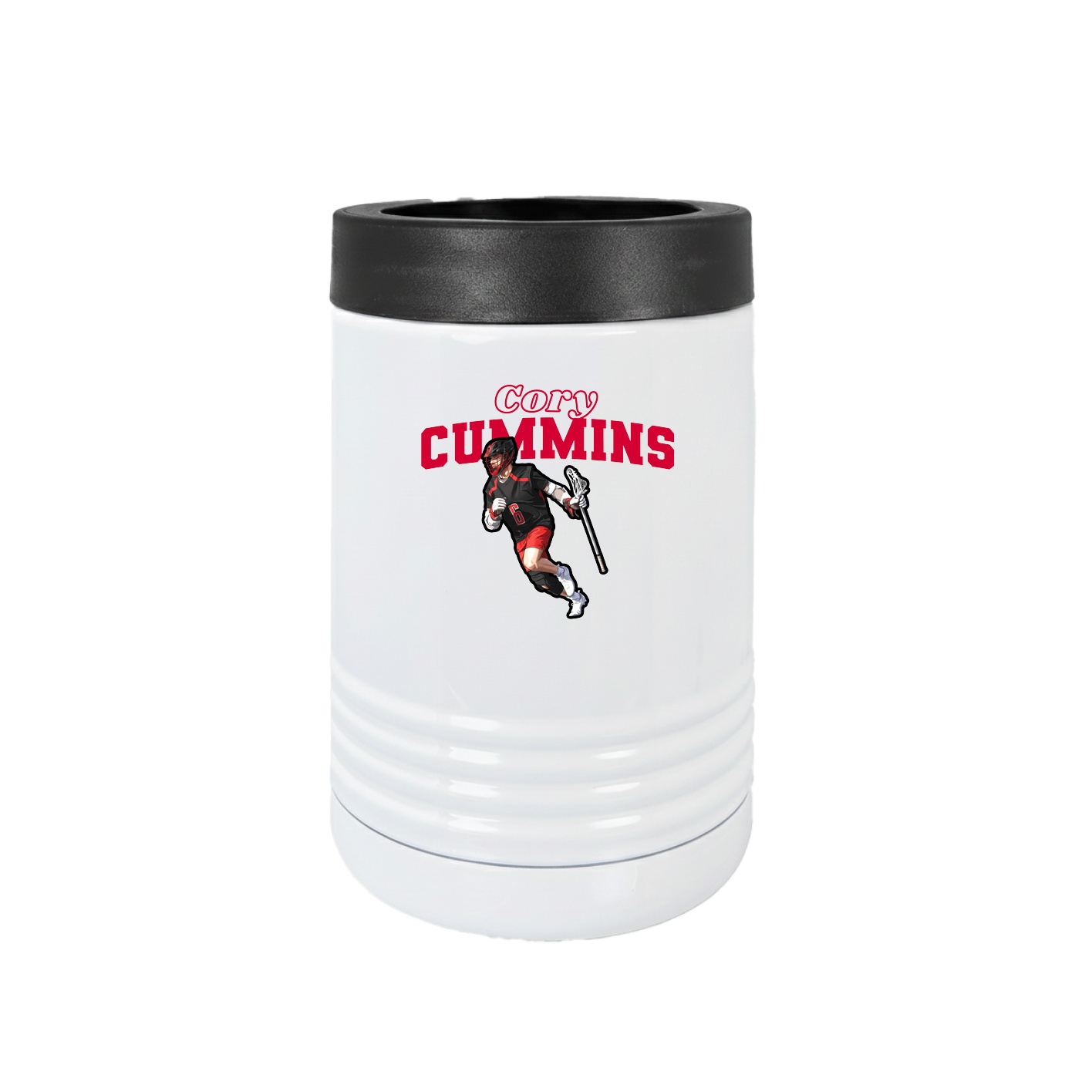 Beverage Holder — Name Arch in White