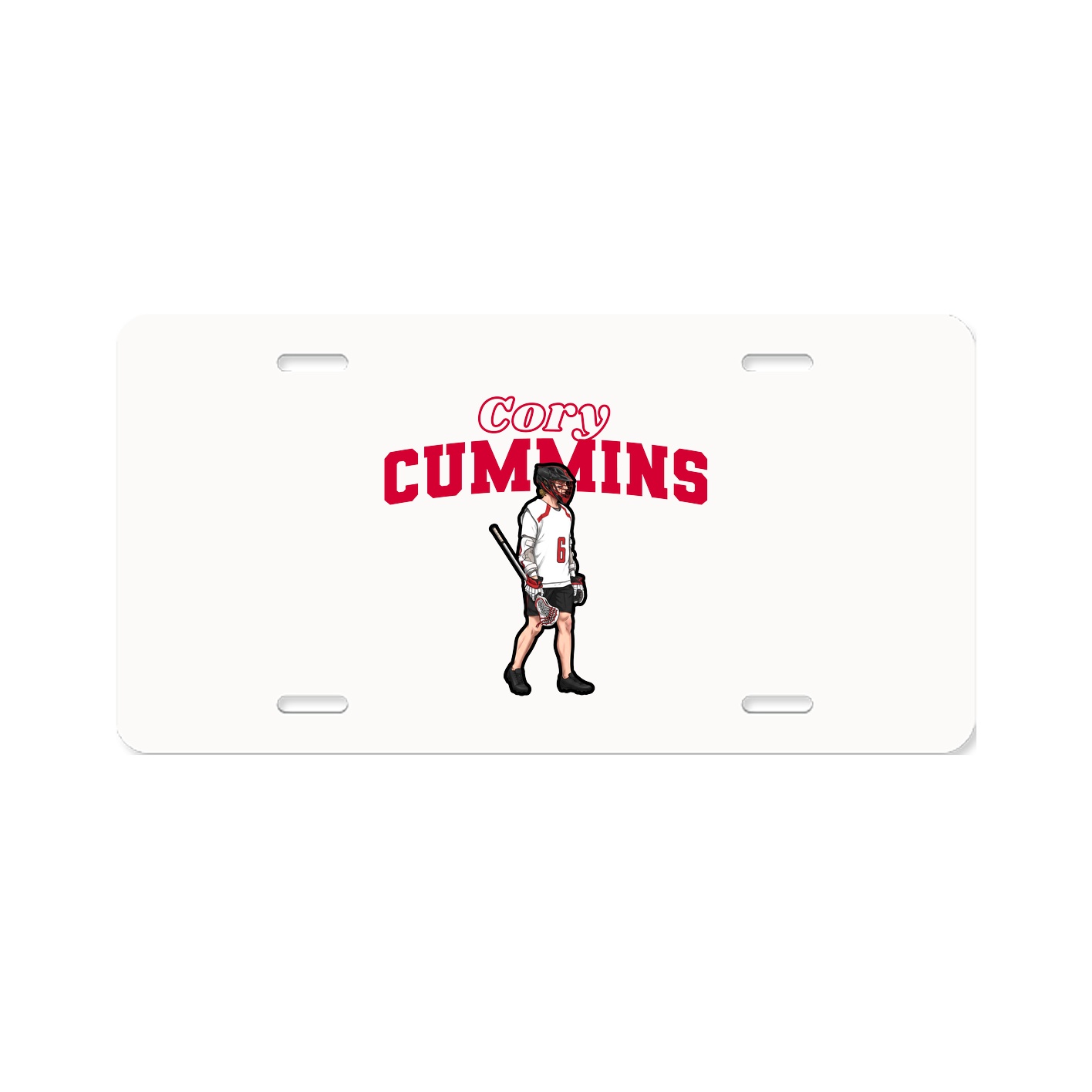 License Plate — Name Arch in Classic