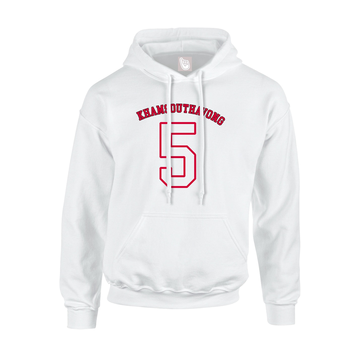 Hoodie — Shirsey Arch in White