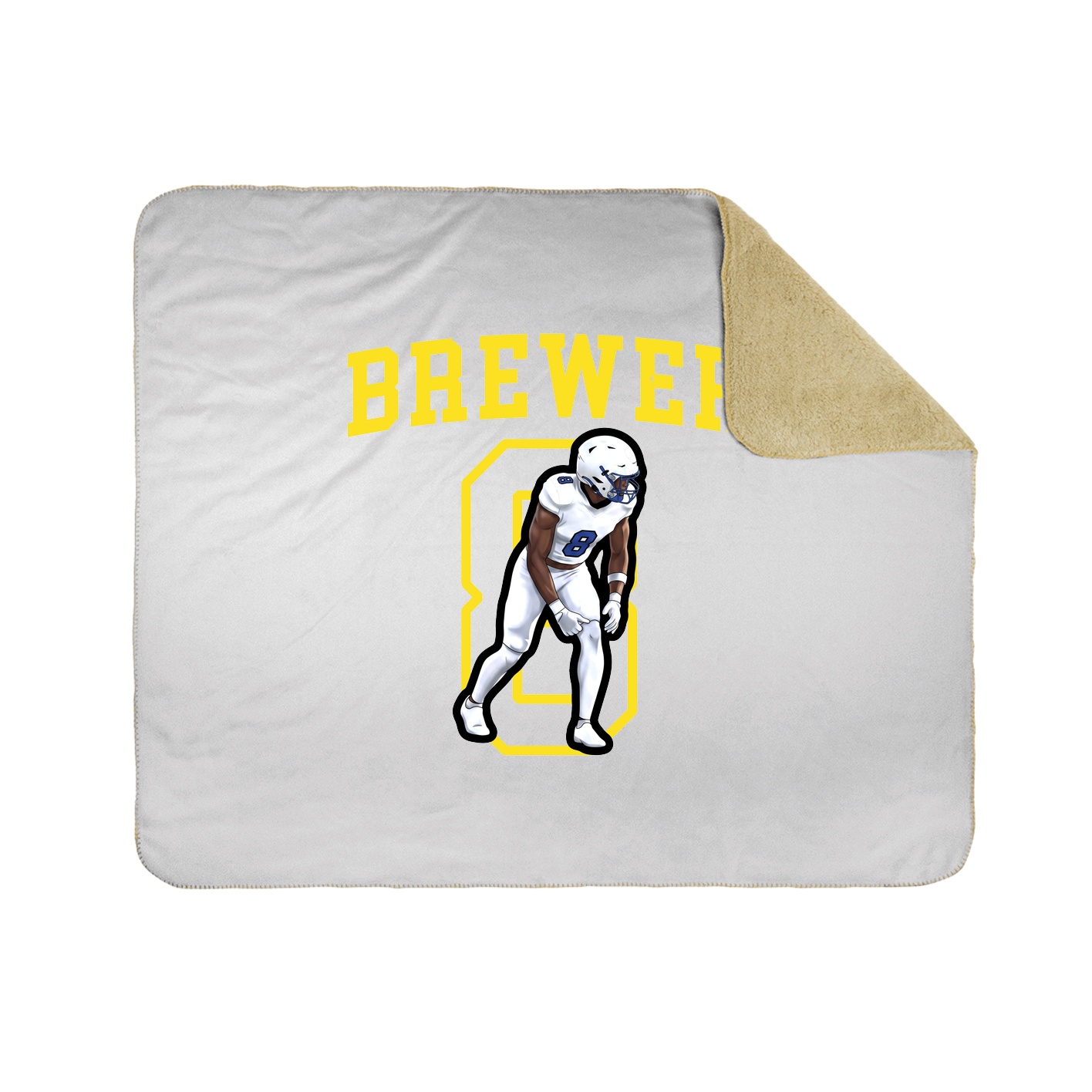 Throw Blanket — Shirsey in White