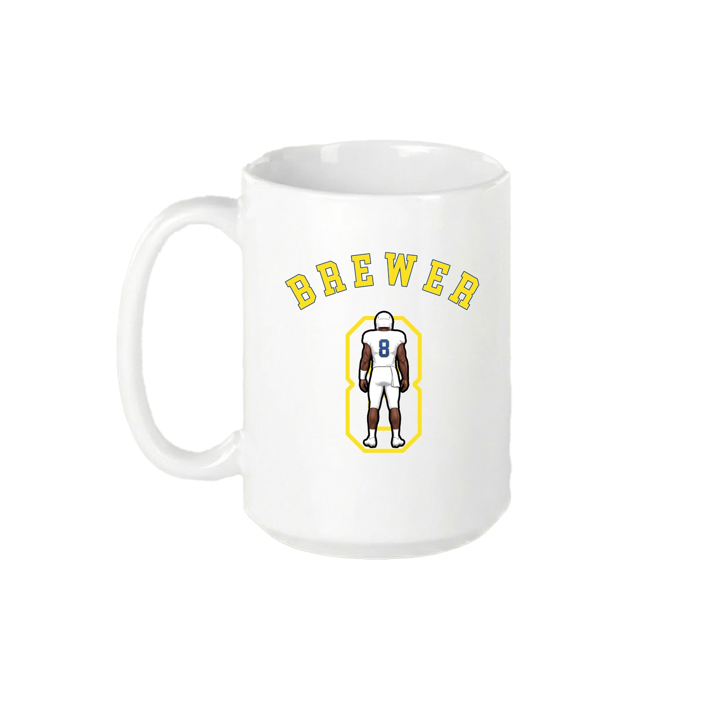 15oz Coffee Mug — Shirsey Arch in White