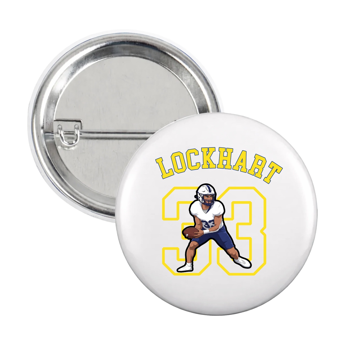 Game Day Button — Shirsey Arch in White