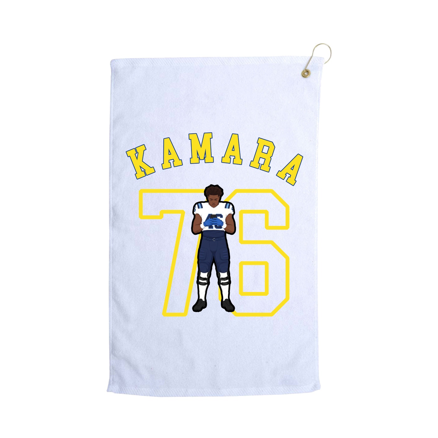 Golf Towel — Shirsey Arch in White