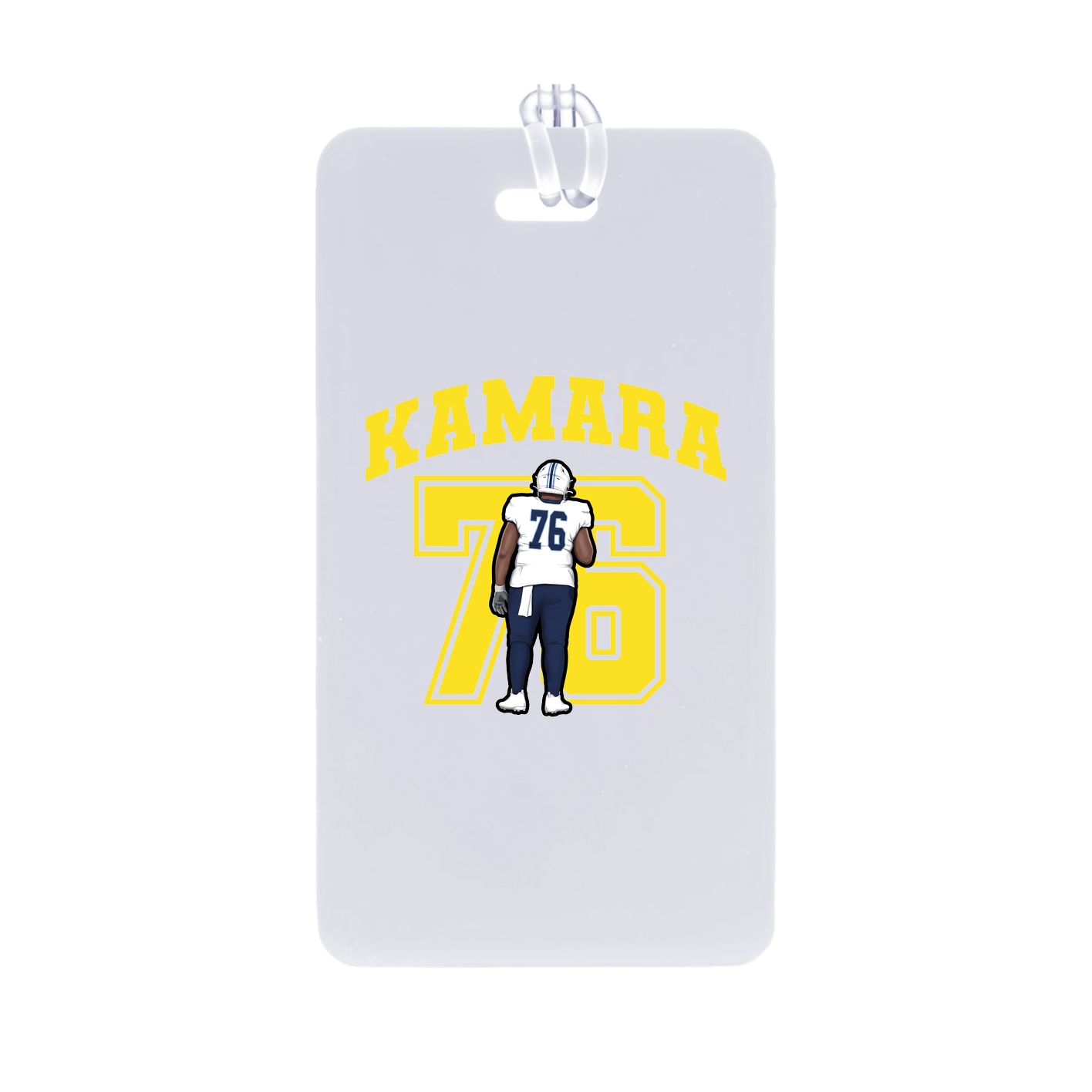 Bag Tag — Number in Classic