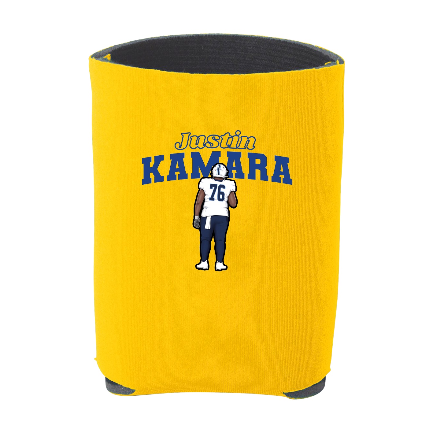 Can Holder — Name Arch in Yellow
