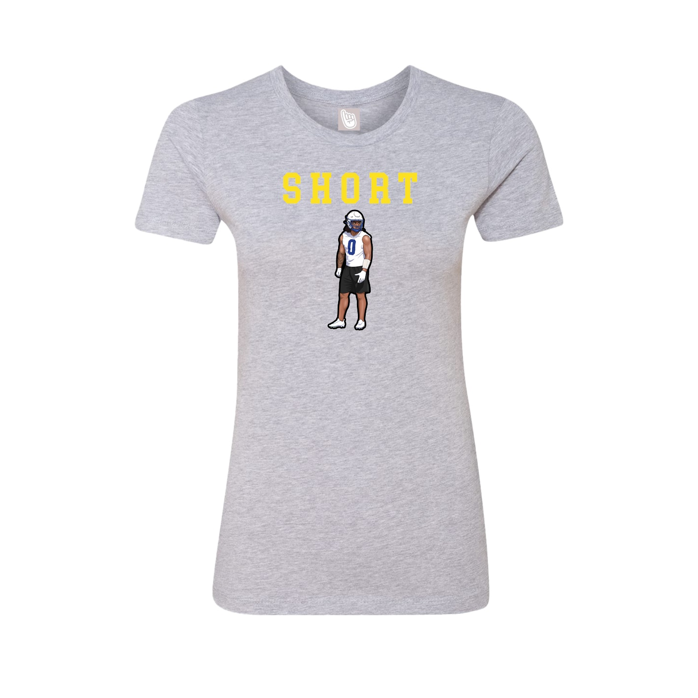 Fitted Women's Tee — Shirsey in Grey