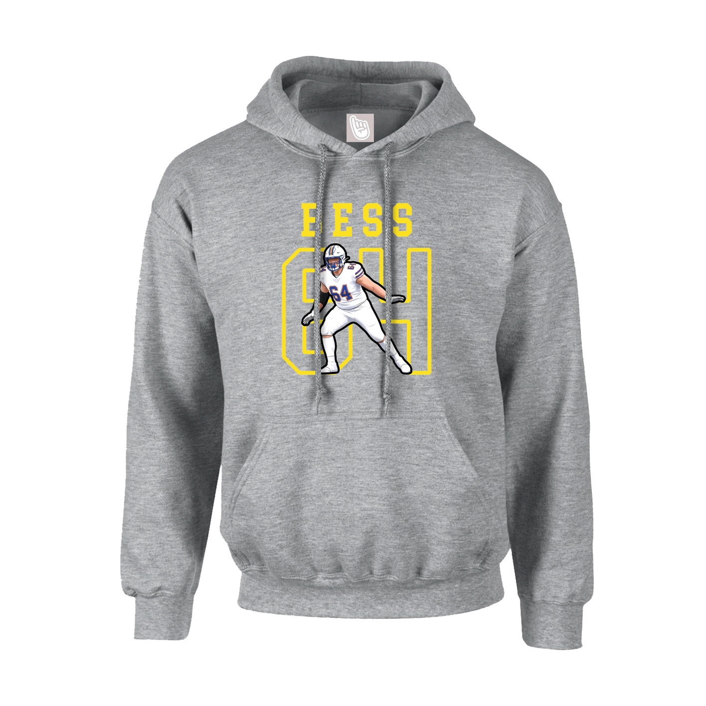 Hoodie — Shirsey in Grey