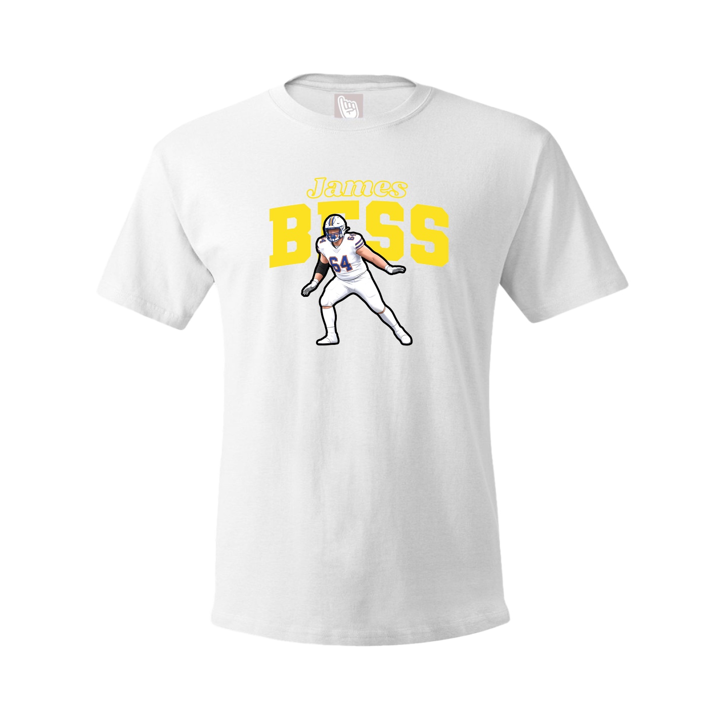 Tee — Name Arch in White