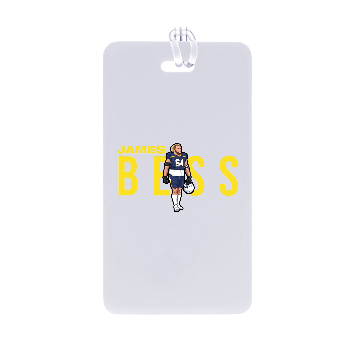 Bag Tag — Player Name in Classic