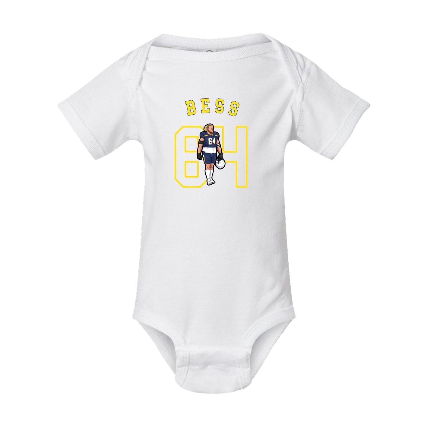 Baby Onesie — Shirsey Arch in White