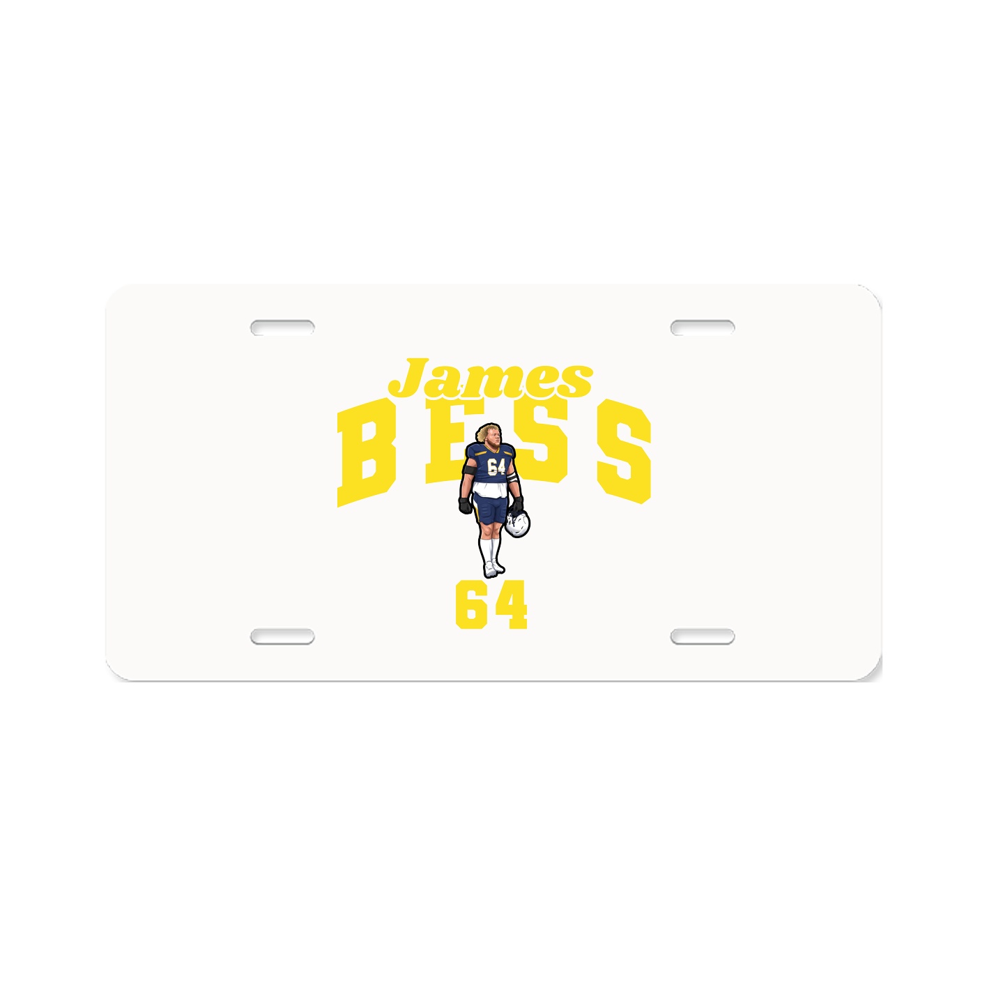 License Plate — Signature Arch in Classic