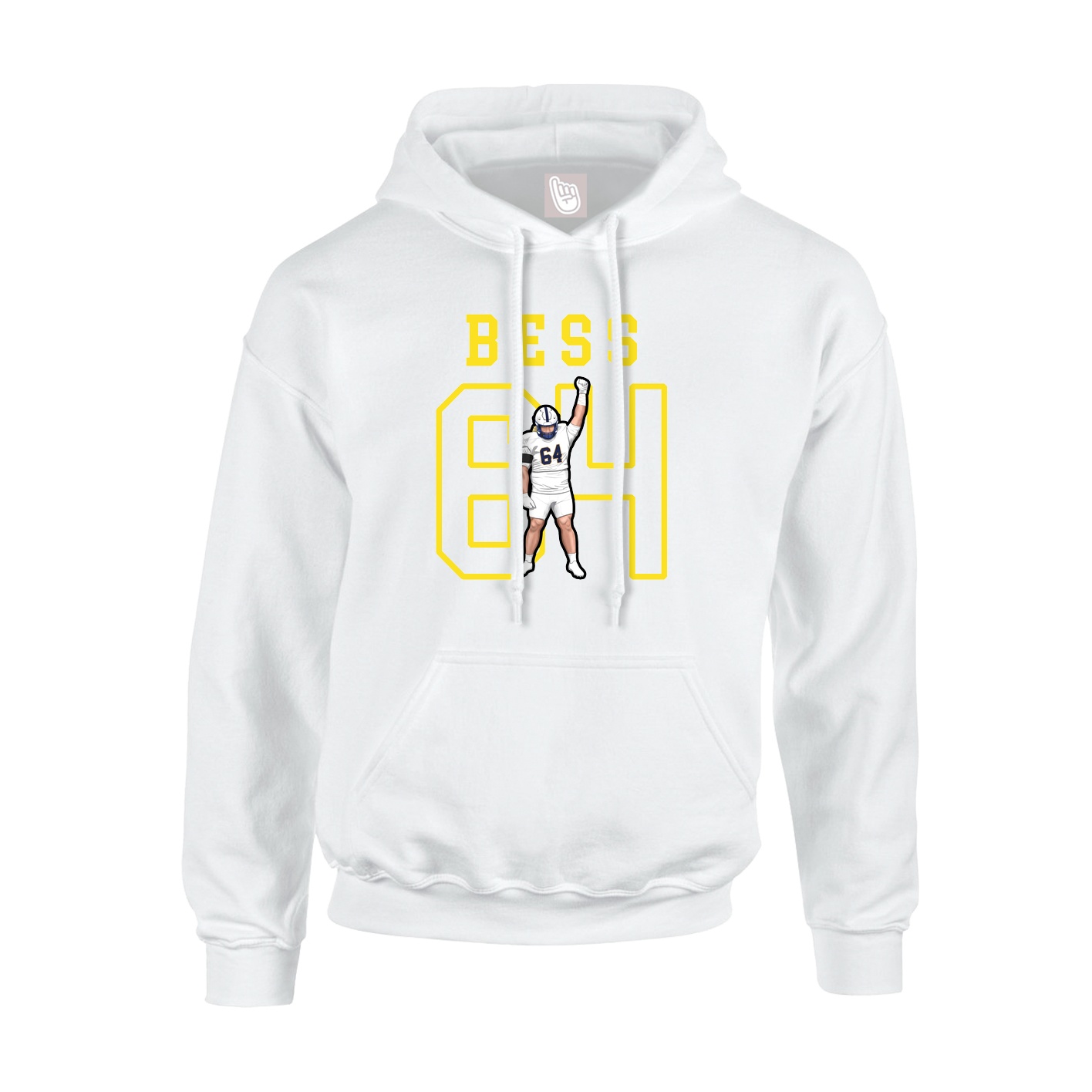 Youth Hoodie — Shirsey in White