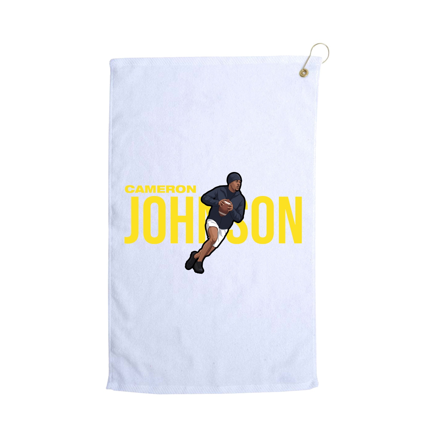 Golf Towel — Player Name in White