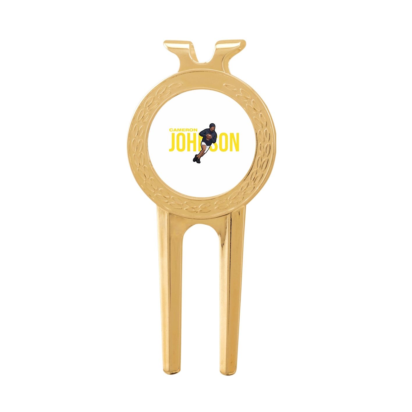 Divot Tool with Ball Marker — Player Name in Classic