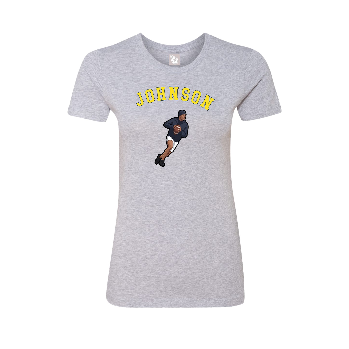 Fitted Women's Tee — Shirsey Arch in Grey