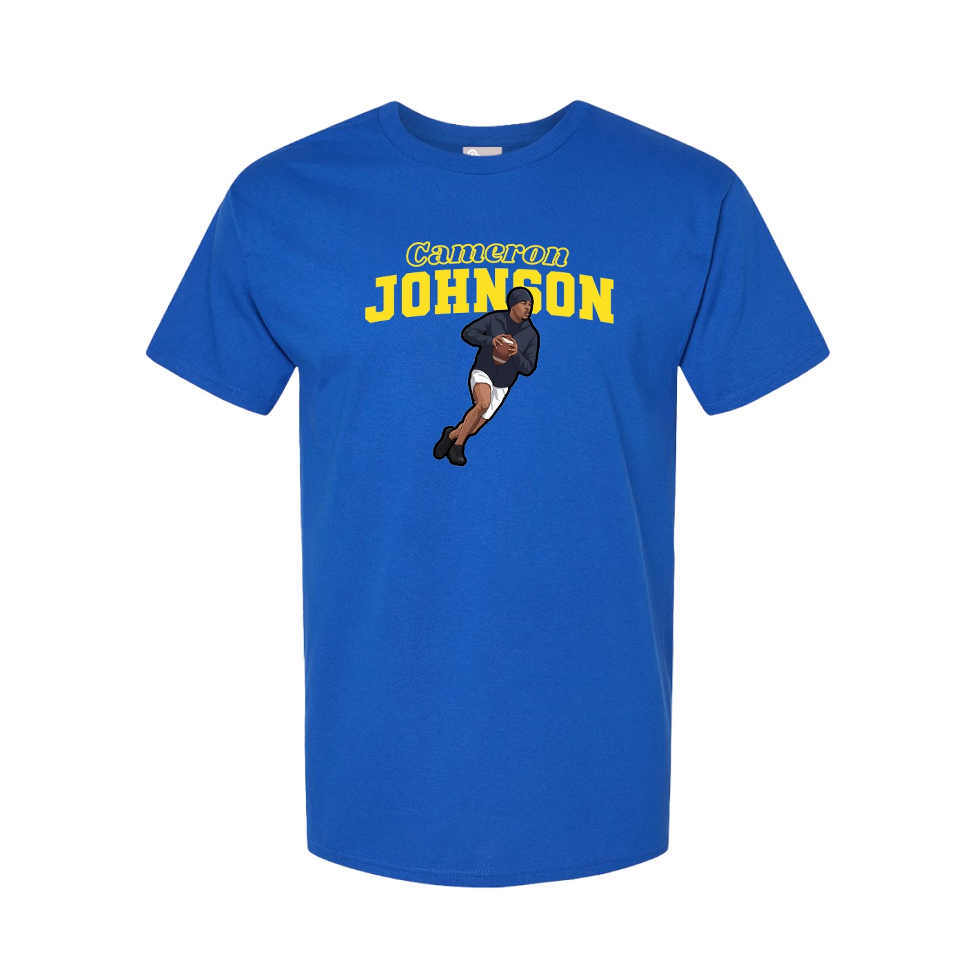 Youth Tee — Name Arch in Royal