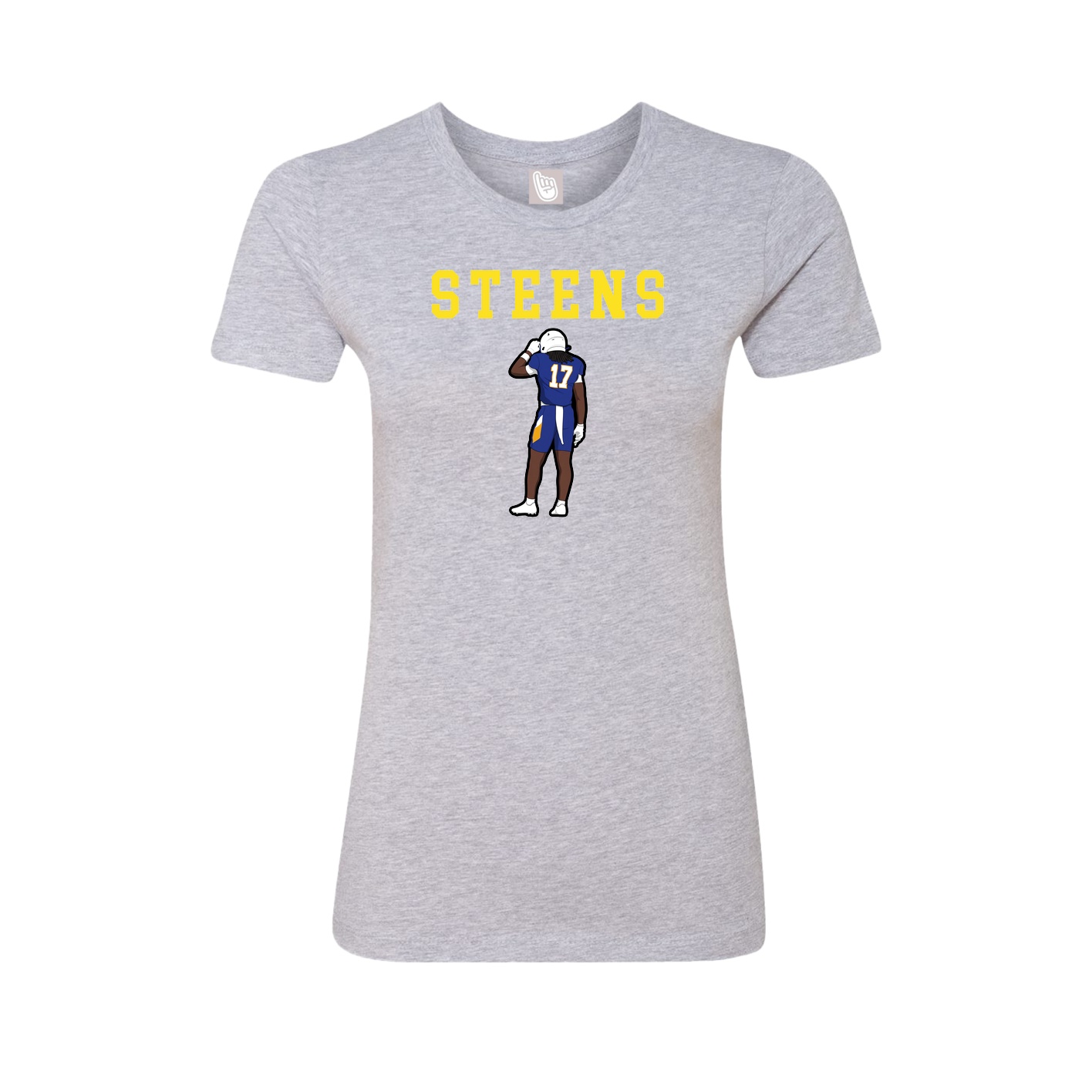 Fitted Women's Tee — Shirsey in Grey