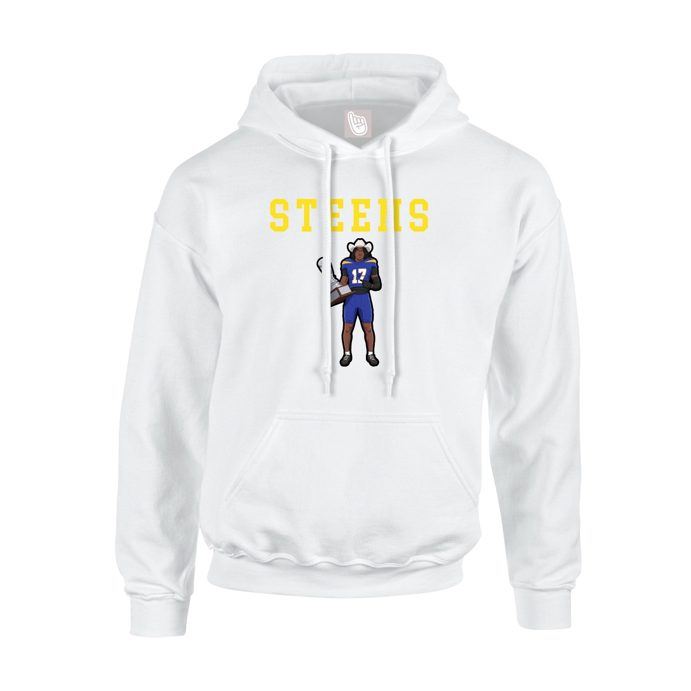 Hoodie — Shirsey in White