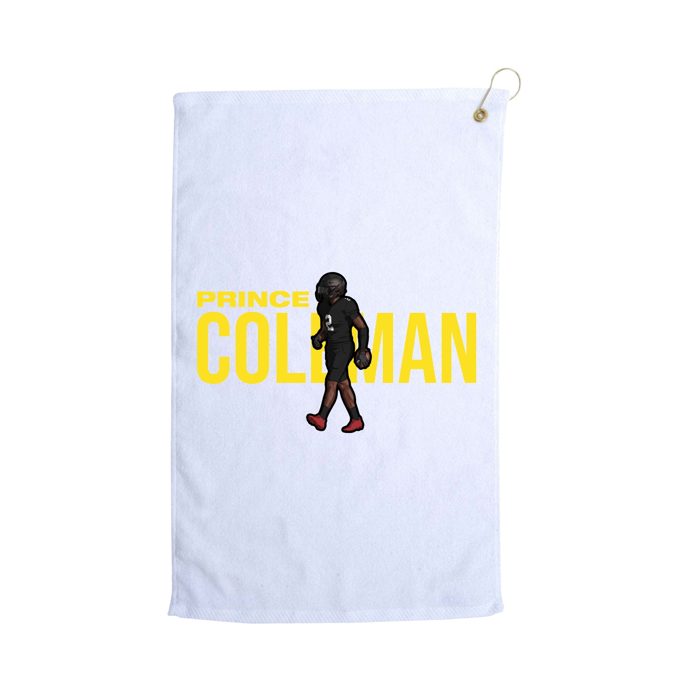 Golf Towel — Player Name in White