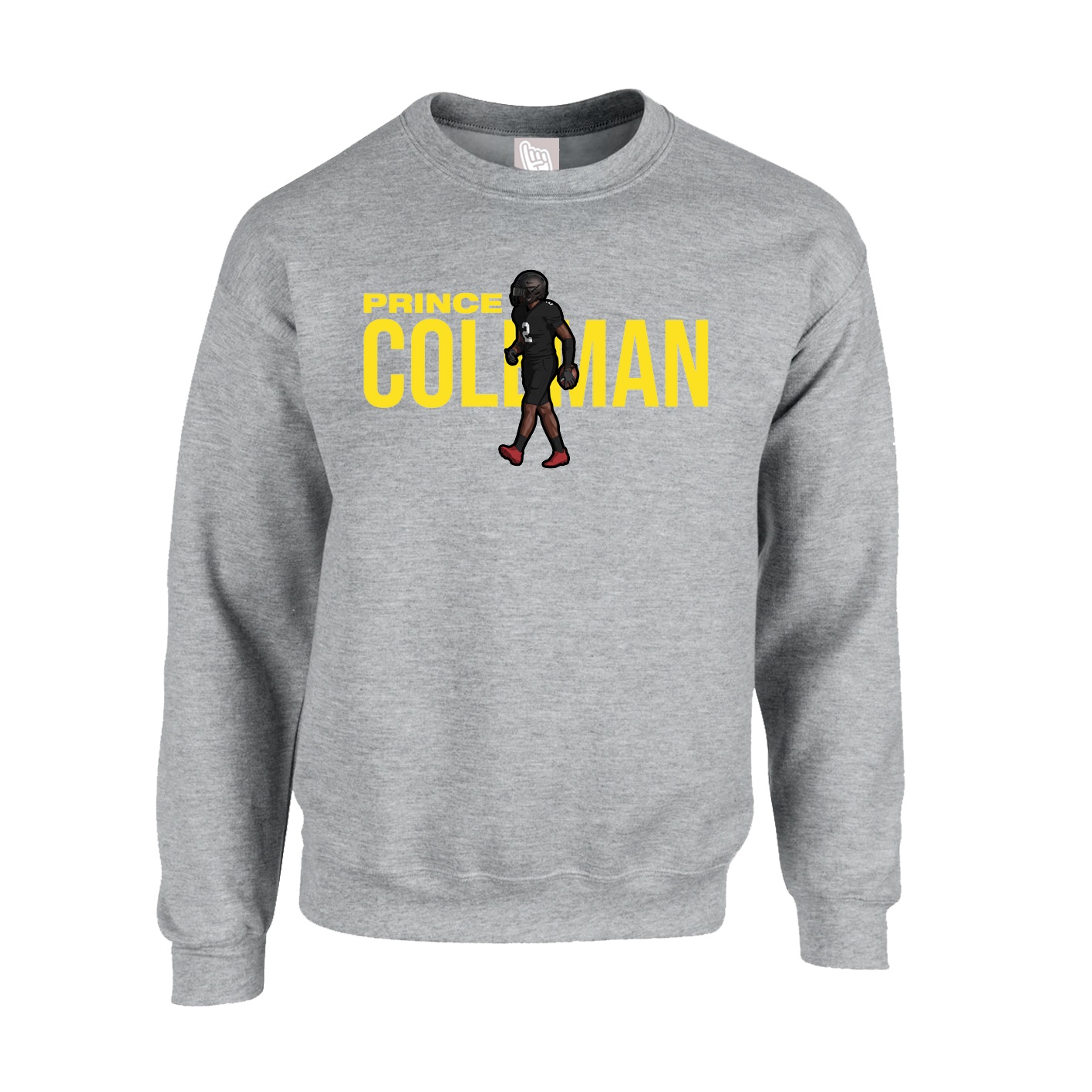 Fleece Crew — Player Name in Grey