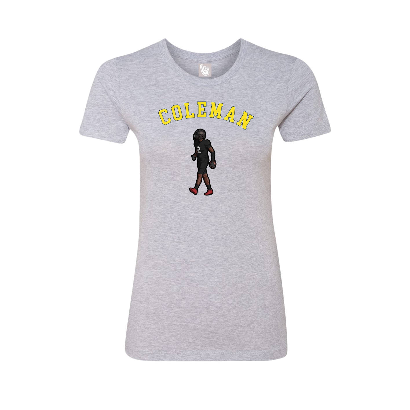 Fitted Women's Tee — Shirsey Arch in Grey