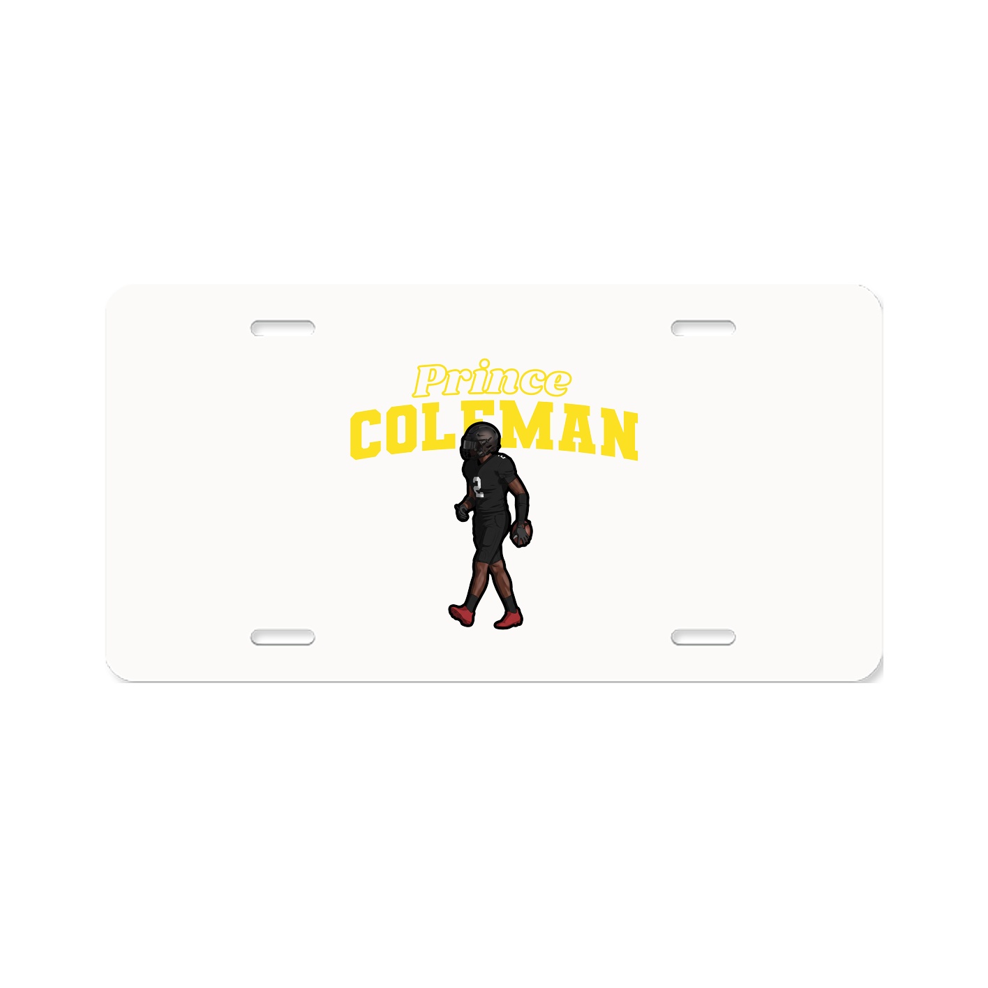 License Plate — Name Arch in Classic