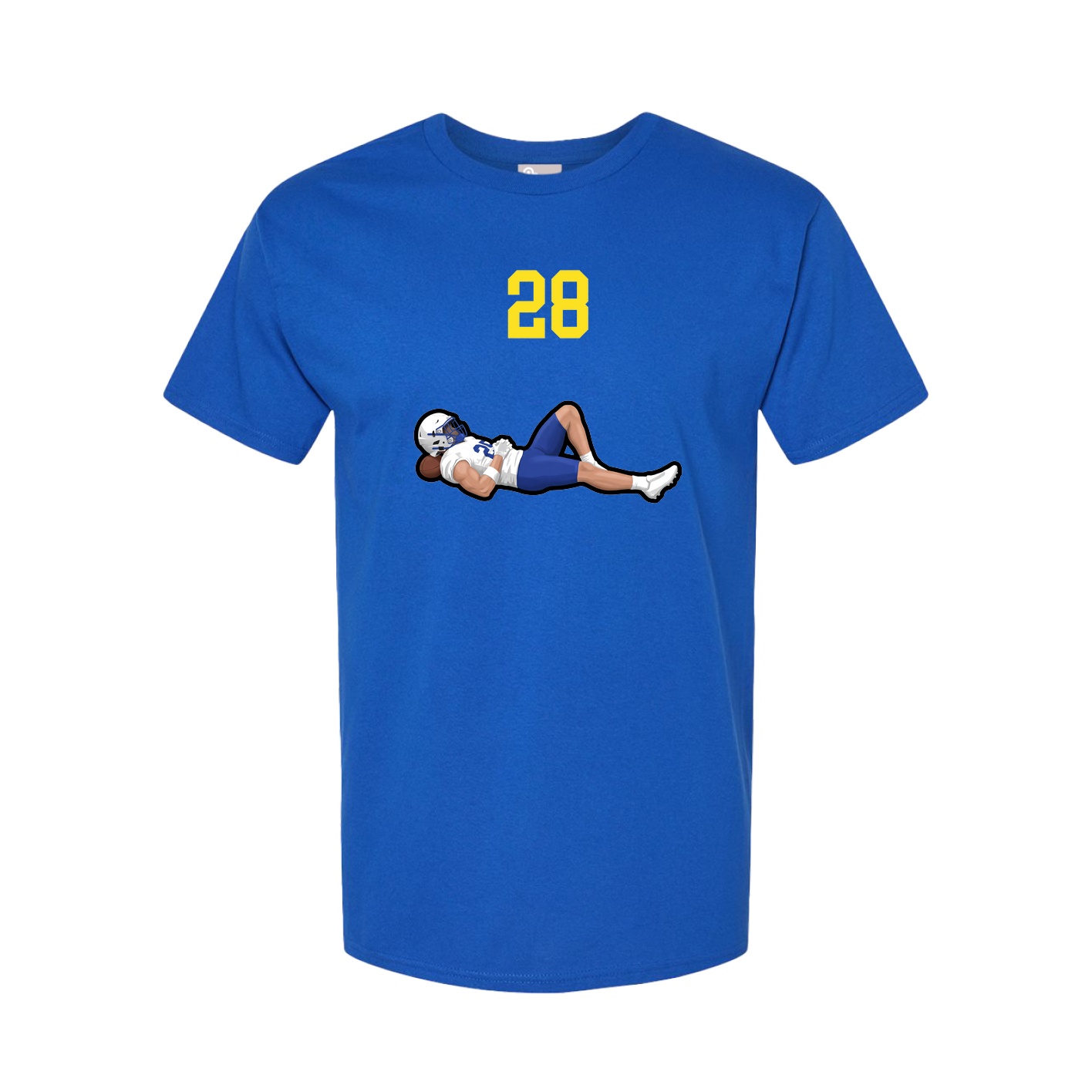 Tee — Number Top in Royal