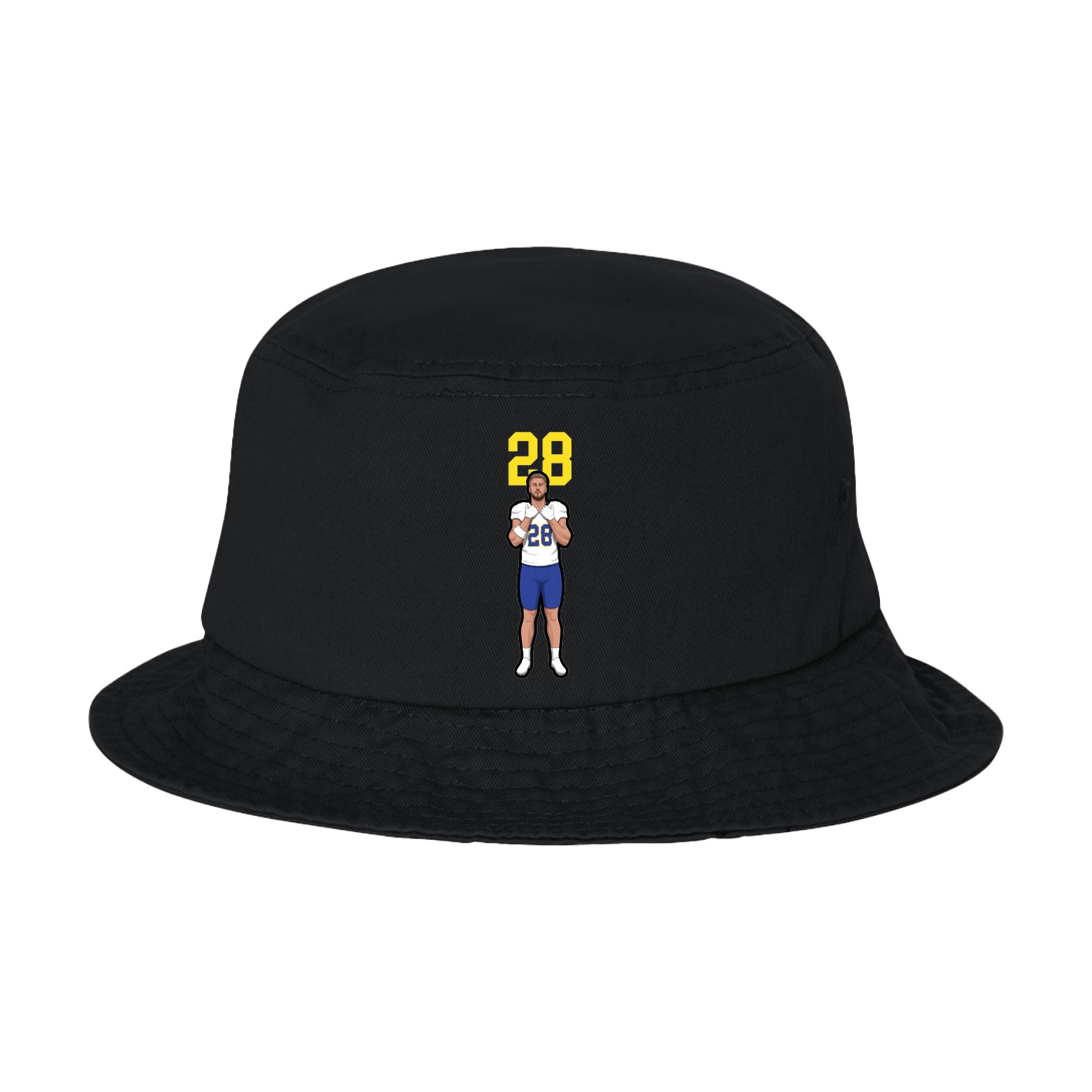 Bucket Cap — Number Top in Black