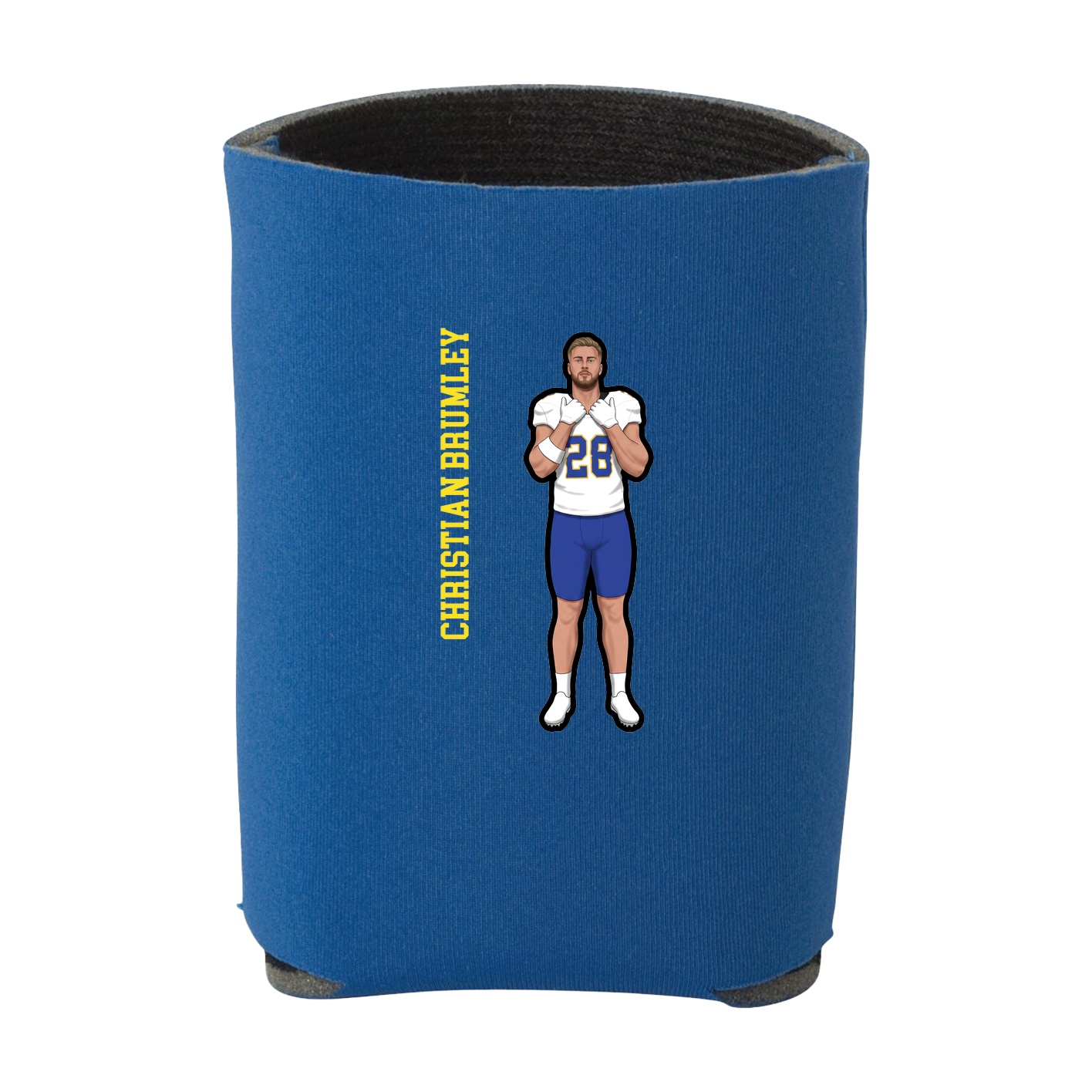 Can Holder — Name Vertical in Royal