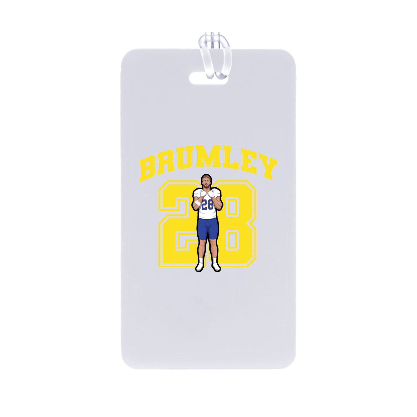 Bag Tag — Number in Classic