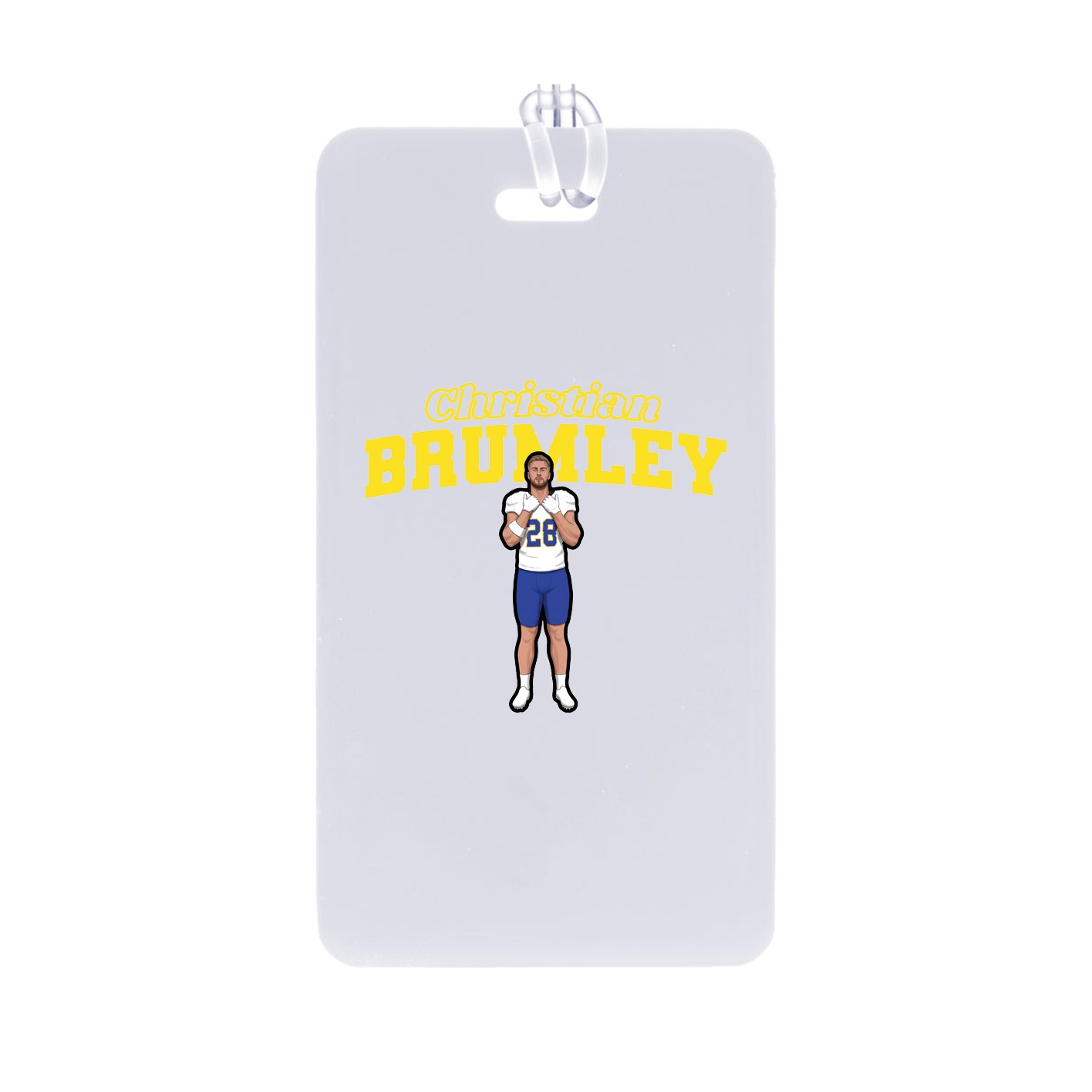 Bag Tag — Name Arch in Classic
