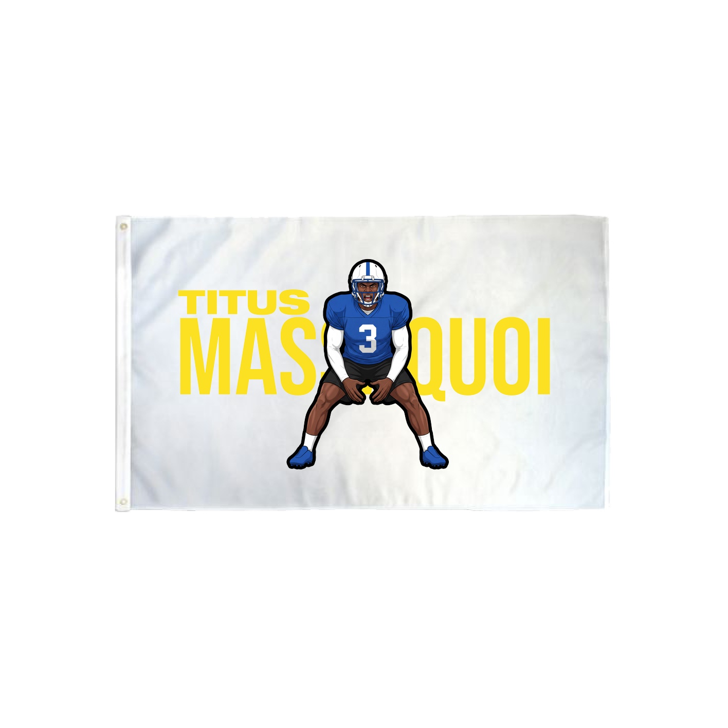 3x5 Flag — Player Name in Classic