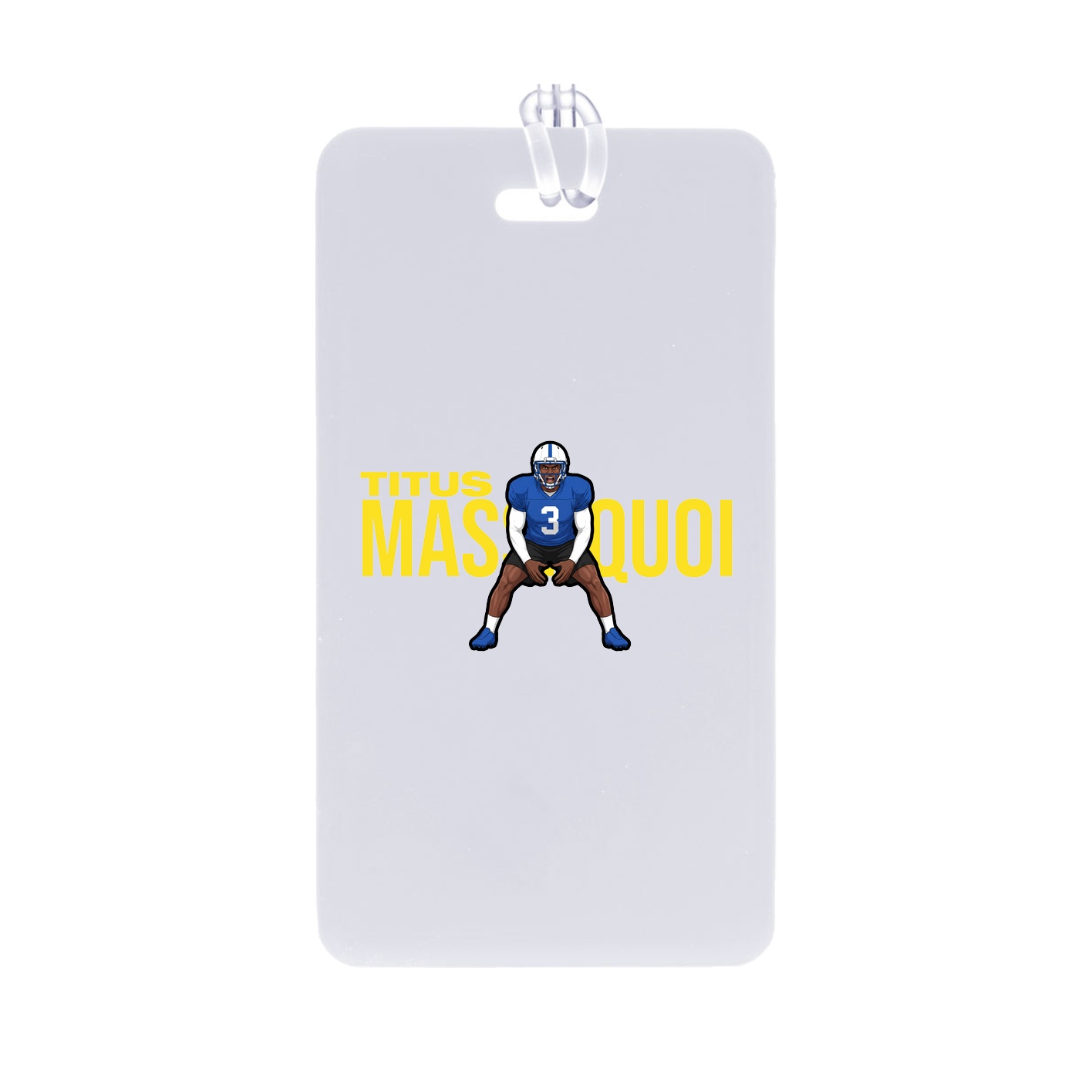 Bag Tag — Player Name in Classic