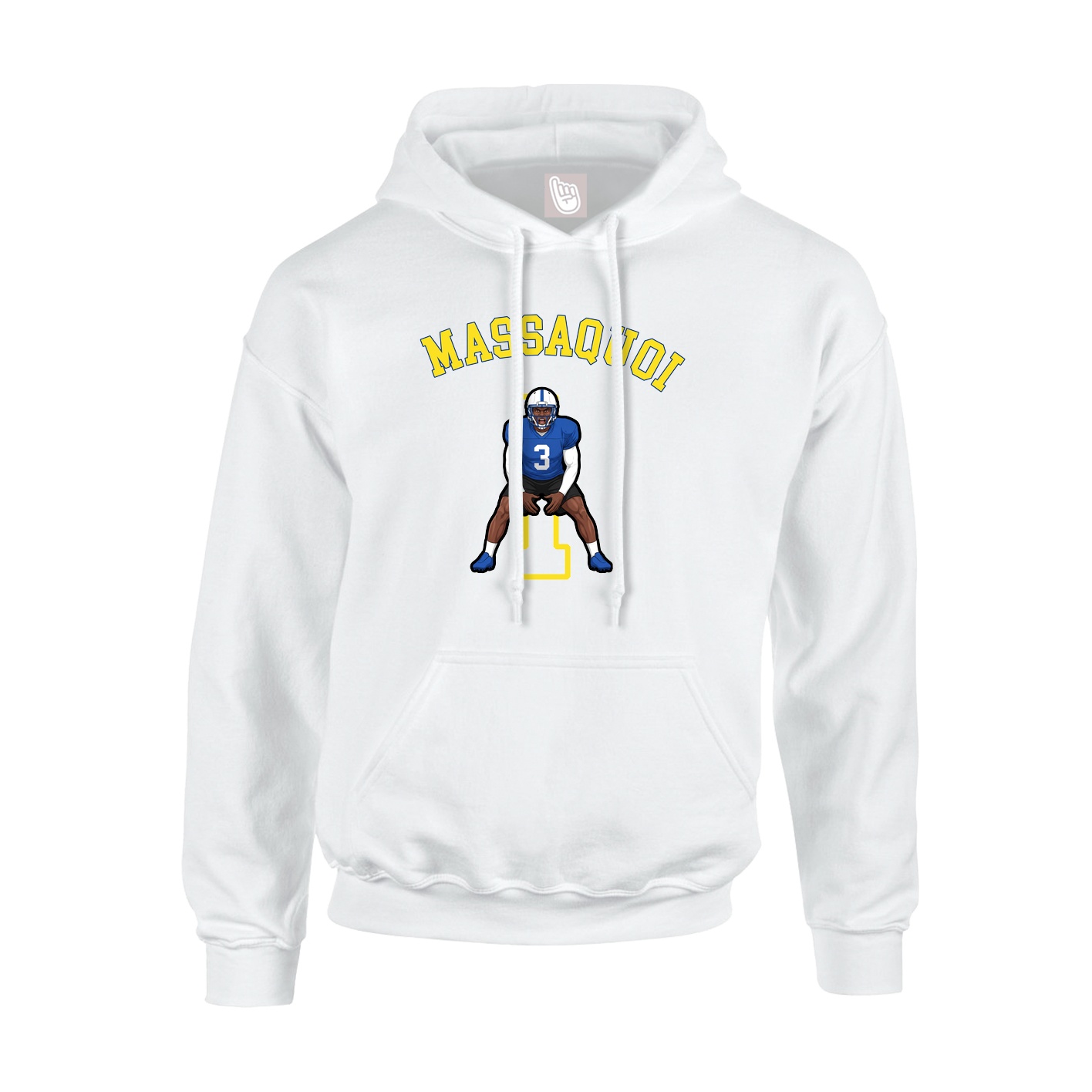 Youth Hoodie — Shirsey Arch in White