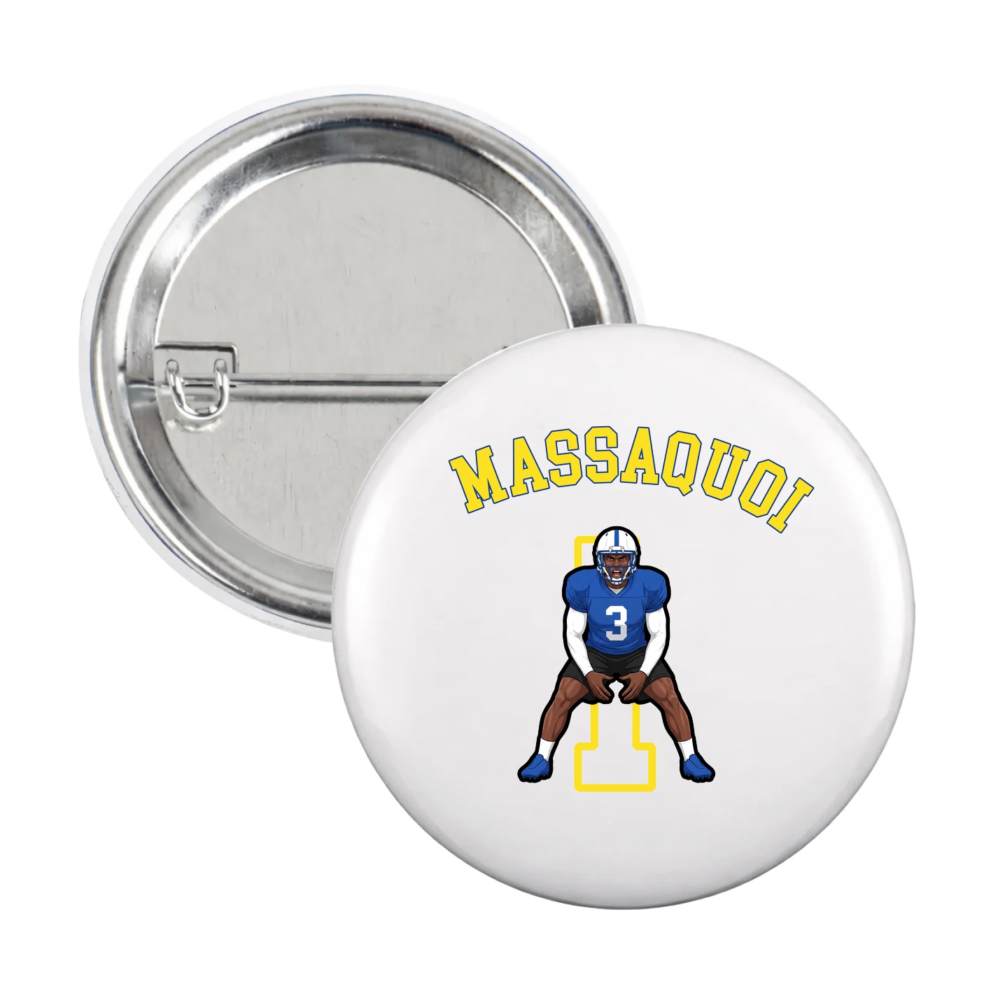 Game Day Button — Shirsey Arch in White